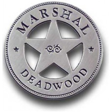 Marshal Deadwood Badge Pin